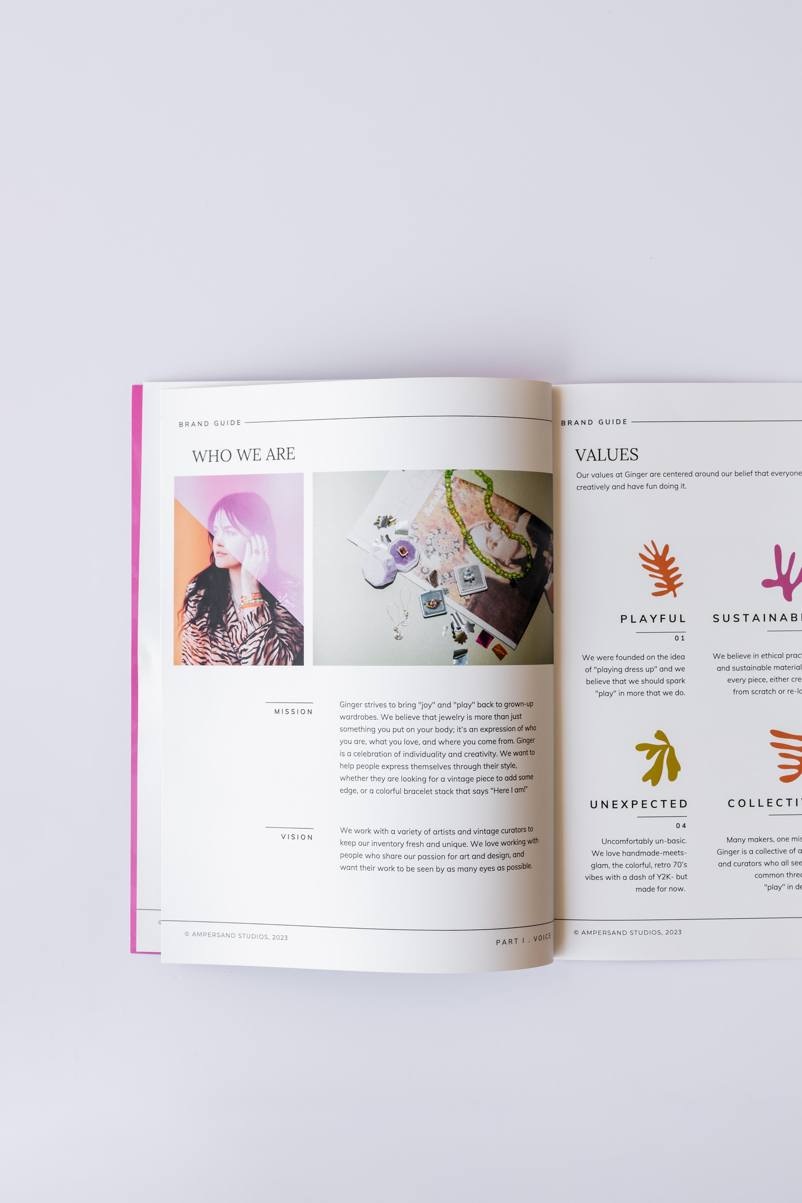 Voice + Visual Brand Guide Canva Template – AmpersandStudios