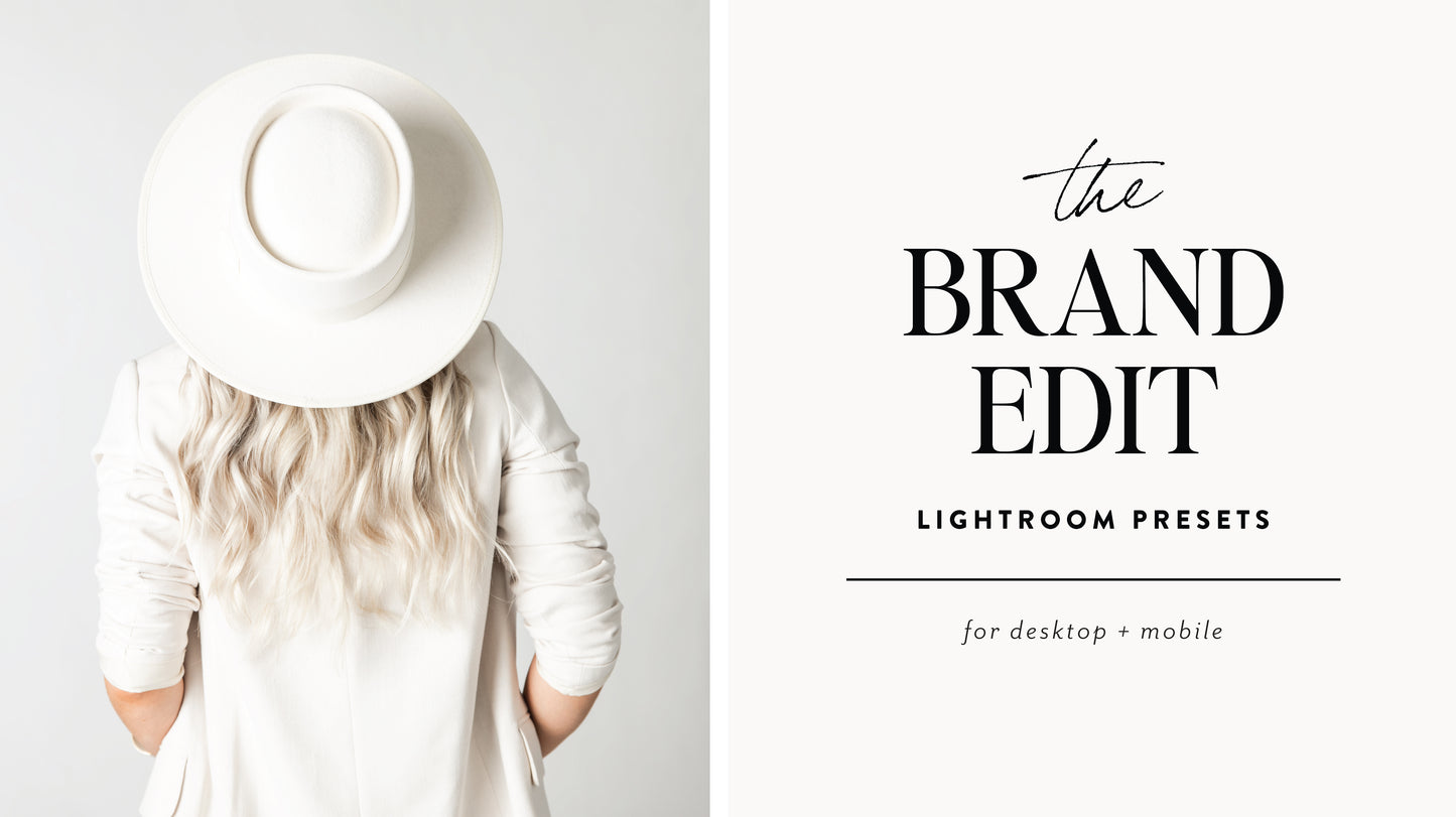 The Brand Edit Lightroom Presets